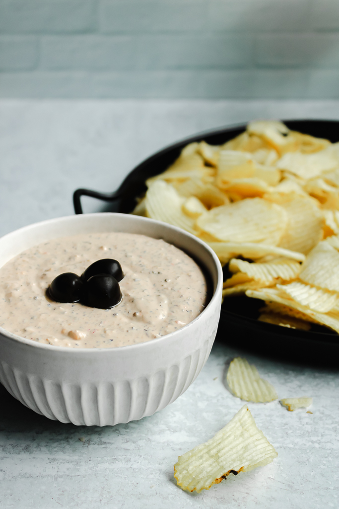 The Best Cream Cheese and Olive Dip